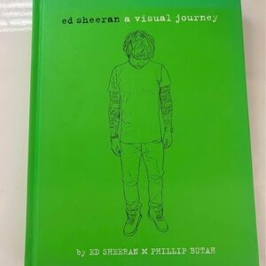 Green 'Ed Sheeran: A Visual Journey' Book